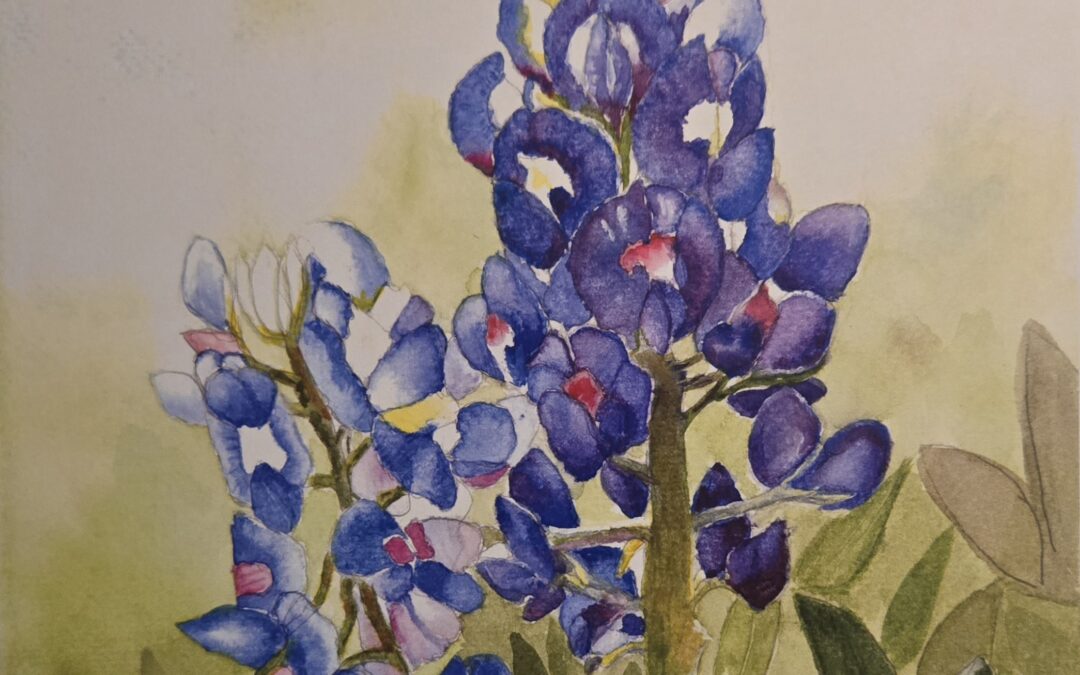 Watercolor Workshop – Mar 28 – Bluebonnets